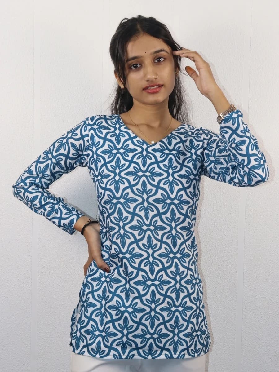 Ziya V-Neck Short Kurti