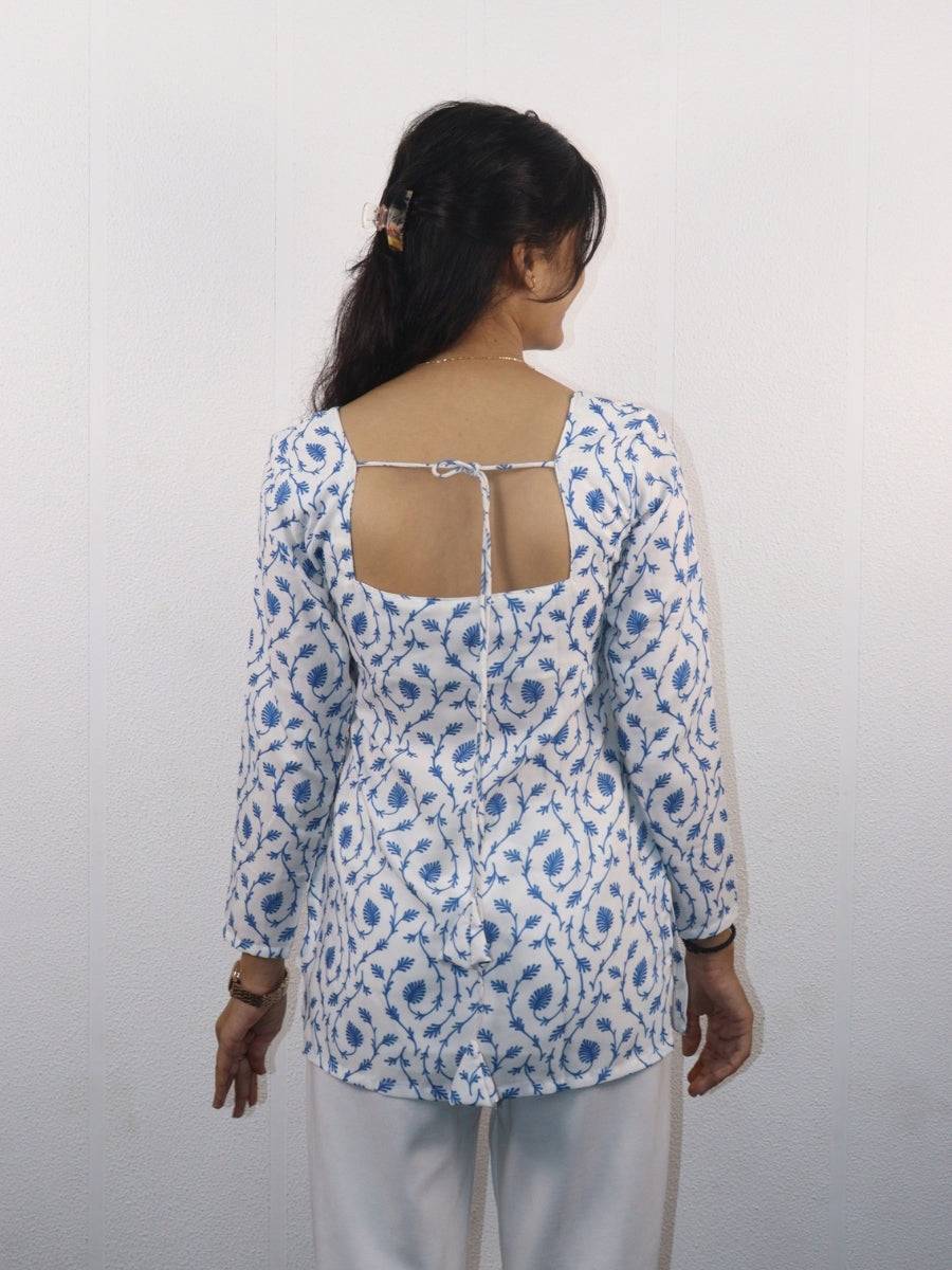 Krishva Square Neck Short Kurti