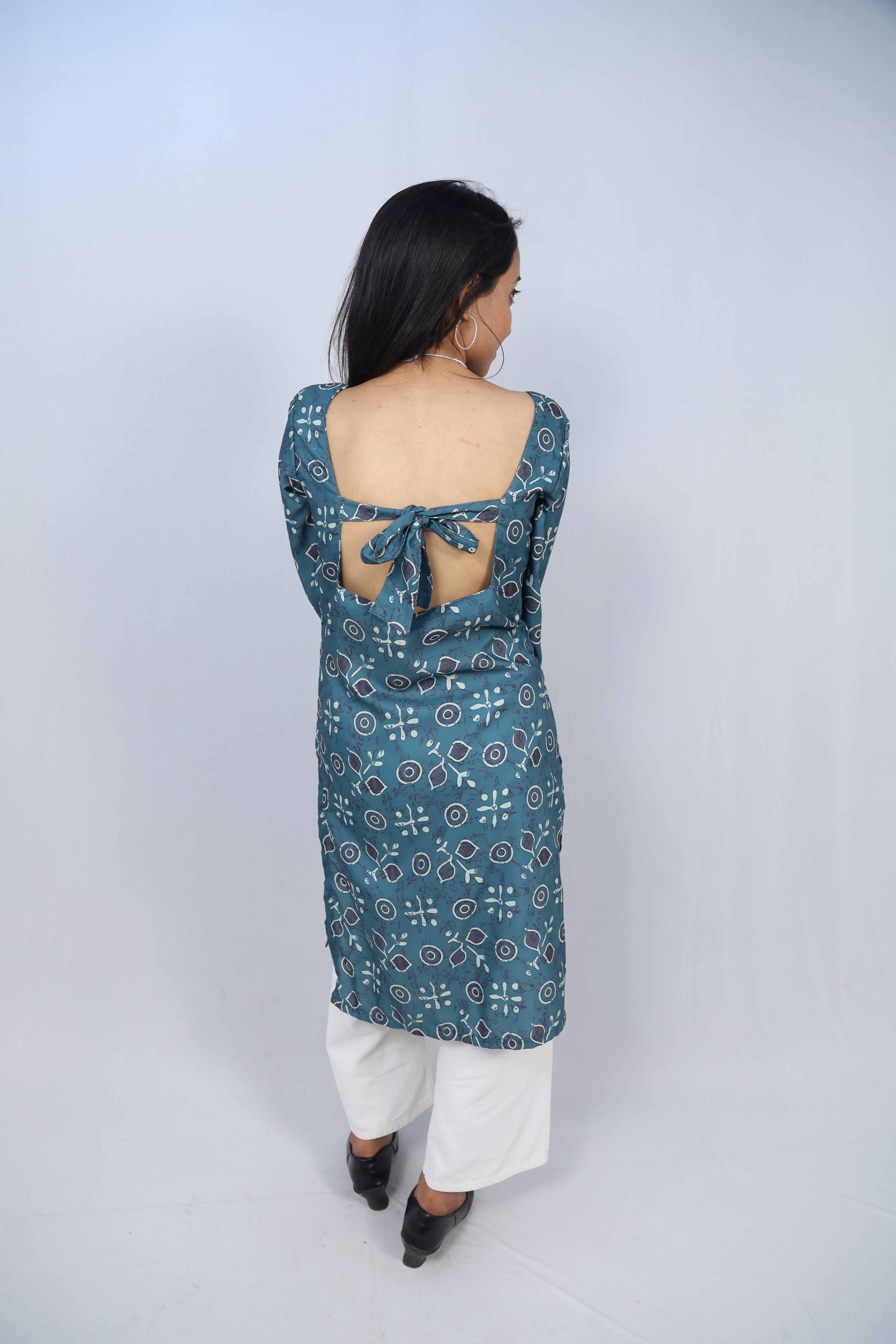 Multicolor Cotton Short Printed Kurti For Women & Girls