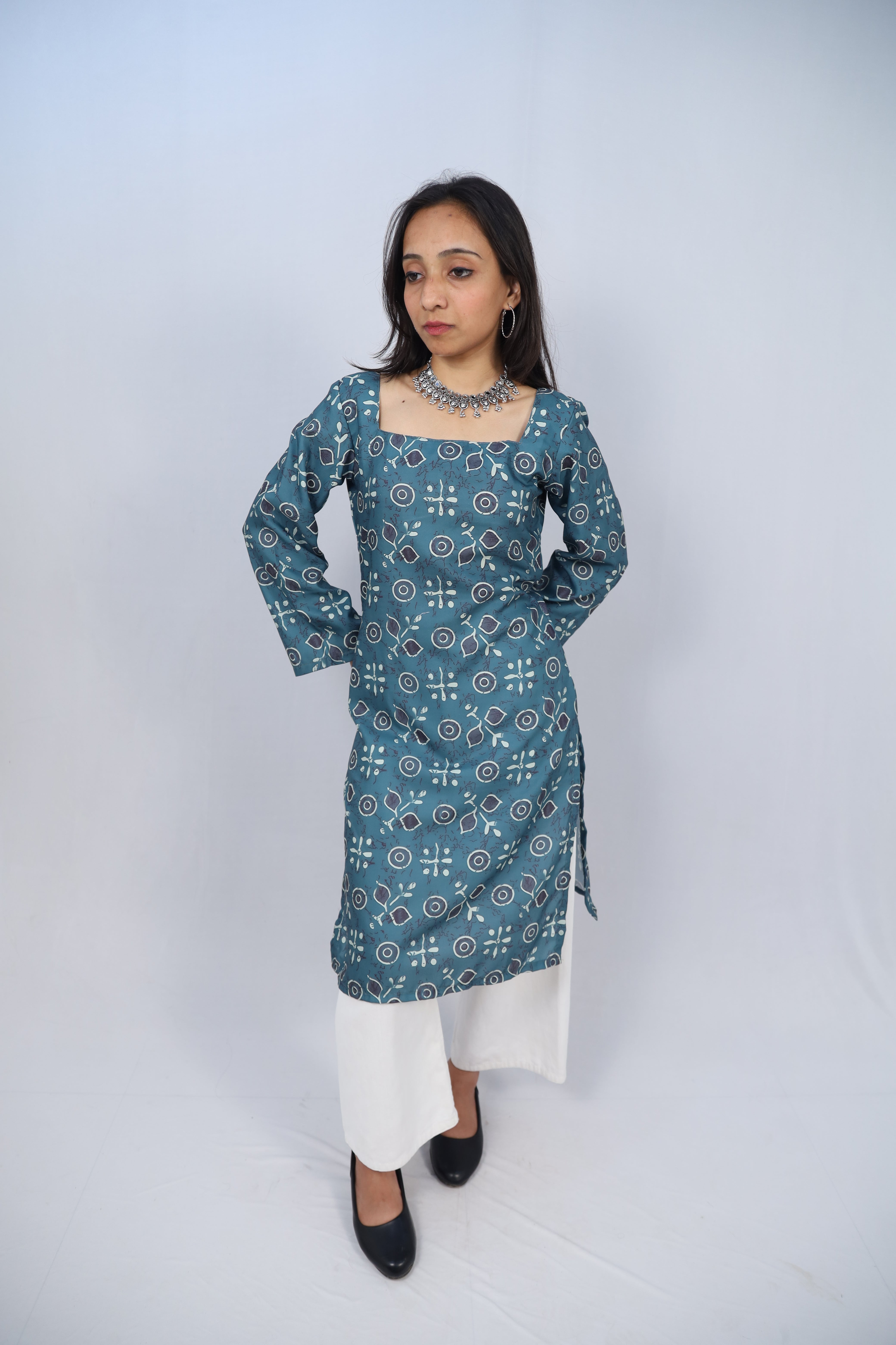 Multicolor Cotton Short Printed Kurti For Women & Girls
