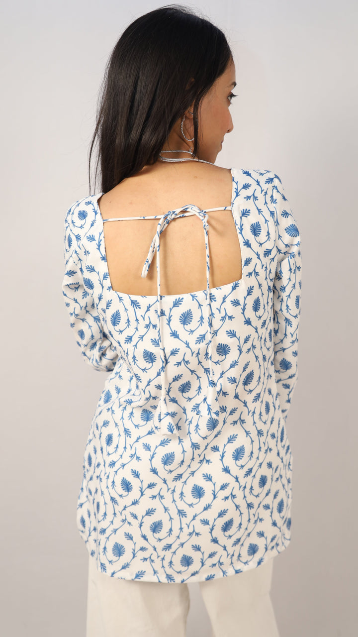 KRISHVAA Multicolor Cotton Short Printed Kurti For Women & Girls