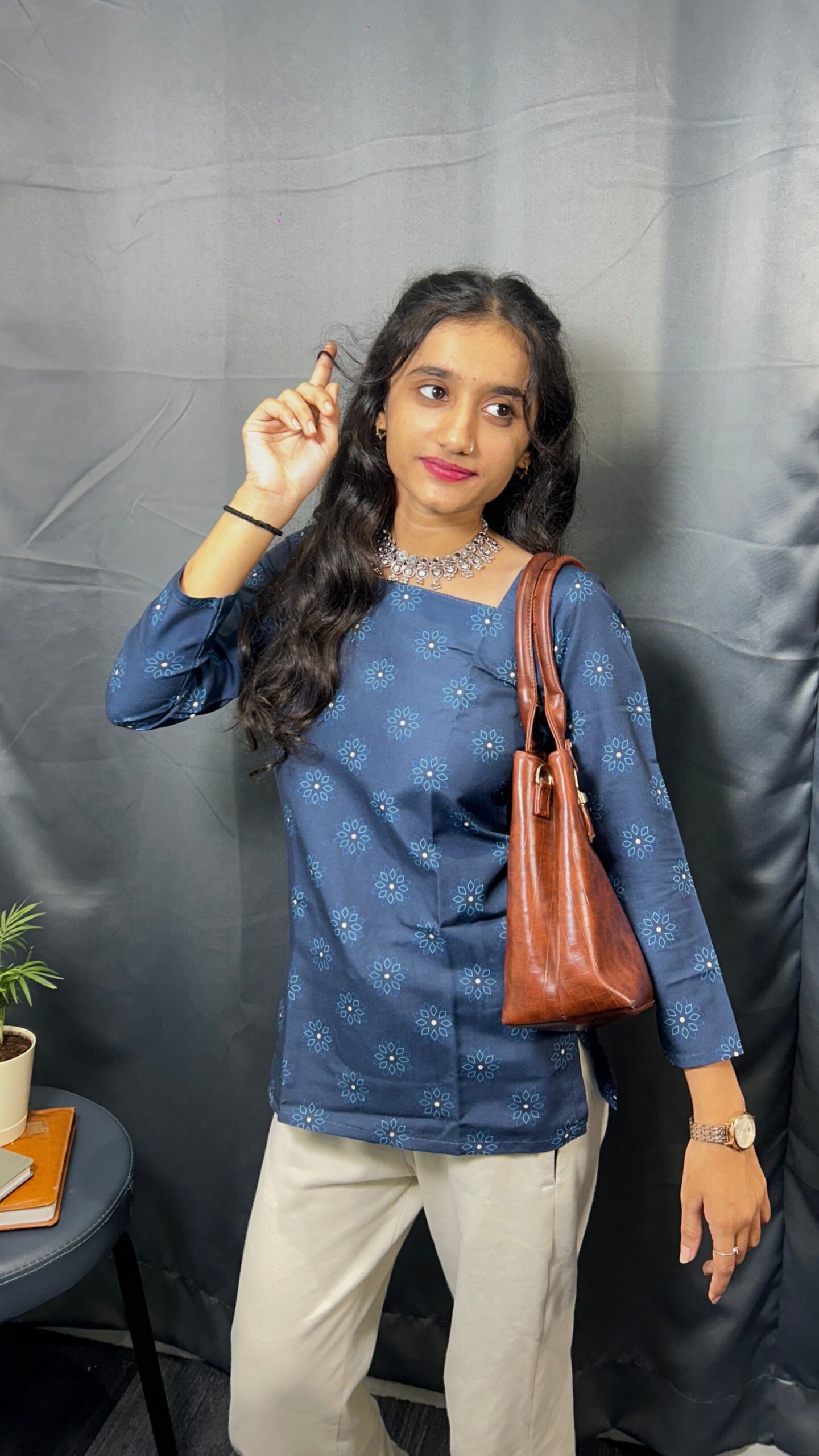 AANYA SQUARE NECK SHORT KURTI